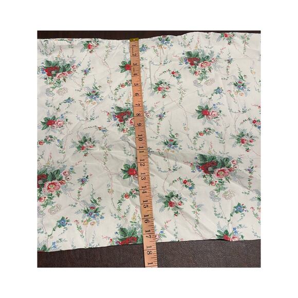 Vintage Ralph Lauren Floral Ruffle Pillowcase Standard 100% Cotton USA Made - Picture 3 of 7